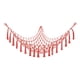 thumbnail image 3 of Red De Hamaca De Juguete De Felpa Para El Hogar, Soporte Para Hamaca De Esquina De Macramé, 39x39x47 Pulgadas, Color Rosa, 3 of 5