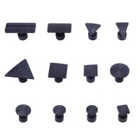 Magideal - 12X Kit De Eliminación De Abolladuras Reparación De Abolladuras De Diferentes Formas Herramientas De Reparación De Abolladuras Para Daños Por Granizo