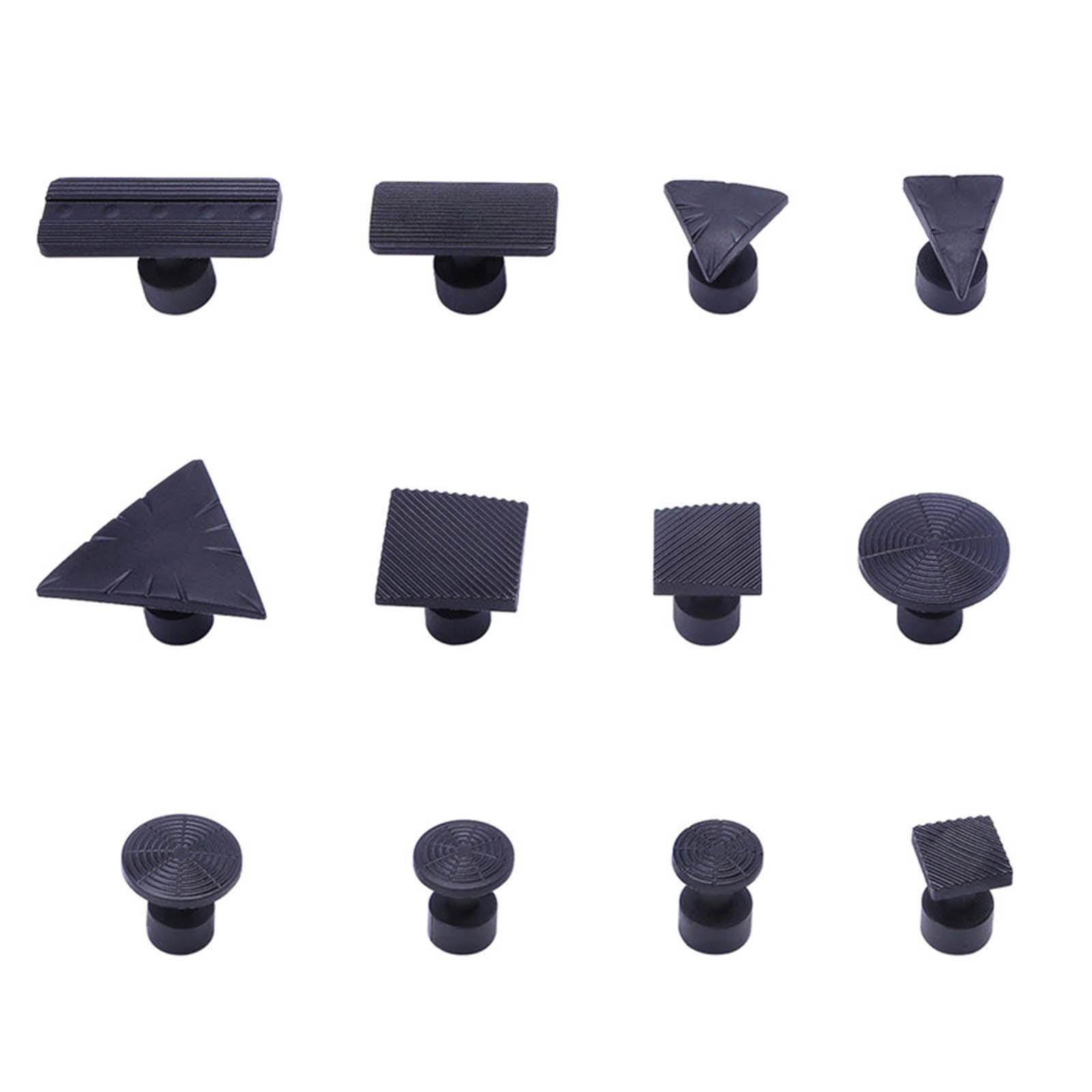 Magideal - 12X Kit De Eliminación De Abolladuras Reparación De Abolladuras De Diferentes Formas Herramientas De Reparación De Abolladuras Para Daños Por Granizo