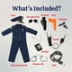thumbnail image 2 of Disfraz de policía estadounidense para niños con camisa, pantalones y sombrero, 2 of 8