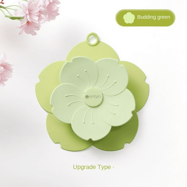 1pc Sakura Shaped Floor Drain, Flower Design Floor Drain Cover, Silicone Anti-odor Toilet Kitchen Sink Floor Drain