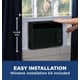thumbnail image 2 of Aire acondicionado de ventana GE de 6.000 BTU para 23 m² con kit negro, 2 of 7