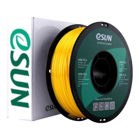 Esun - Filamento 3D Pla Seda Amarillo 1Kg | Filamentos