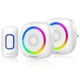 thumbnail image 1 of Timbre inalámbrico TECKNET alcance de 400 m IP66 resistente al agua RGB, 1 of 7