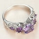 thumbnail image 2 of Inlaid Tound Cut Shiny Zircon Promise Ring Wedding Band Engagement Ring Anniversary Ring, 2 of 3