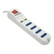 thumbnail image 3 of Alargador Extension 4entradas 2usb 1.5mts Blanco Xt41, 3 of 5