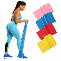 Linea Sport - Set De Bandas Elásticas Abiertas Con 4 Niveles De Resistencia