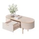 thumbnail image 3 of Mesa Centro Celena Rectangular Redondeado Mdp Blanco, 3 of 5