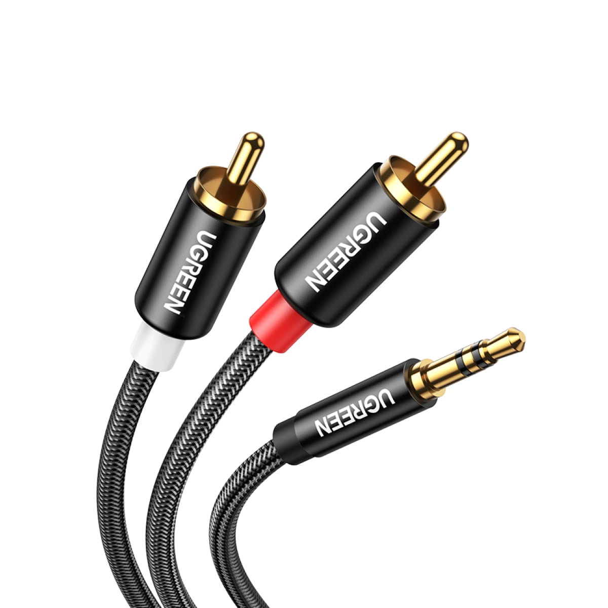 Ugreen Cable De 3,5 Mm A 2 Rca 2m