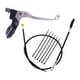 thumbnail image 2 of Cable de embrague de palanca de embrague de manillar de 7/8 pulgadas con piezas de embrague de ajuste fácil instalación con carcasa para motocicletas Cabeza amarilla, 2 of 5