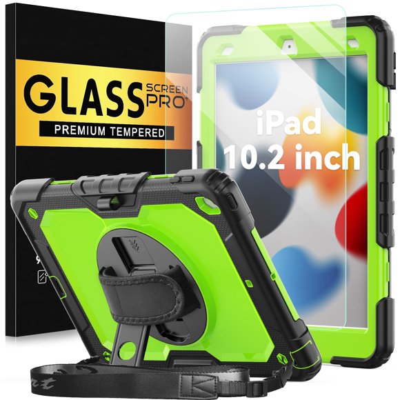 Funda BLOSOMEET para iPad 10.2 9ª/8ª/7ª Generación con Cristal Templado