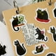 thumbnail image 4 of 46pcs/pack Adorable Black Cat Pattern Stickers - Perfect for Decorating Scrapbooks, Journals & More!, 4 of 4