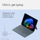 thumbnail image 5 of Teclado Microsoft Surface Pro 12 Alcantara Ocean, 5 of 9