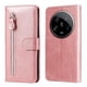 thumbnail image 1 of Funda con Cremallera para Xiaomi 14 Ultra 5G, Carcasa Cartera de Cuero PU con Soporte y Tarjetero, 1 of 6