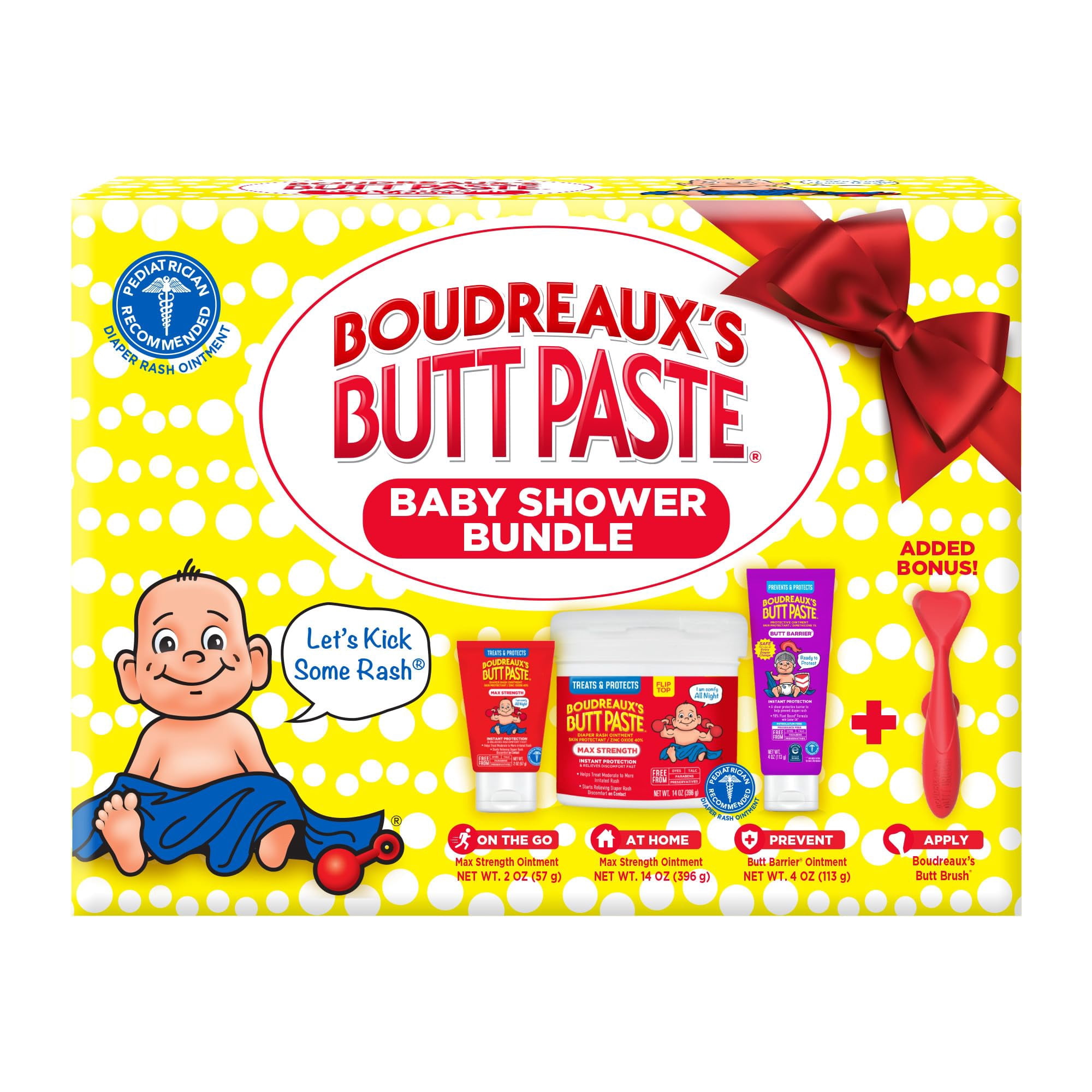 Set De Regalo Para Baby Shower, Kit Boudreaux's Butt Paste Para Recién Nacidos