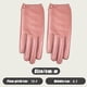 thumbnail image 5 of Guantes de piel auténtica para mujer, de primavera y otoño, finos, para pantalla táctil, para conducir, ciclismo, coche eléctrico, sencillos, de moda, cortos, de primera capa, de piel de oveja., 5 of 5