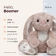 thumbnail image 2 of Peluche de peluche con forma de conejito Bearington Boomer de 26,67 cm para bebés, 2 of 6