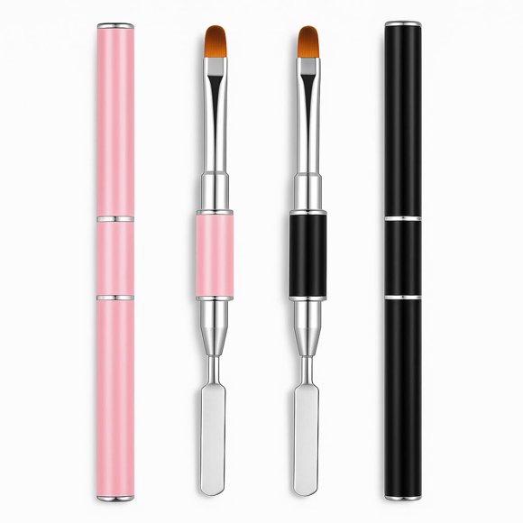 Set de 2 pinceles para uñas JEONEKID de doble punta