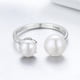 thumbnail image 2 of Anillo perla ajustable plata 925, 2 of 3