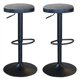 thumbnail image 2 of Juego de taburetes de bar AmeriHome Classic, tela gris carbón, x2, 2 of 5