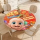 thumbnail image 4 of Loo Loo Kids theme Fitted Round Tablecloths Elastic Edged Table Covers Waterproof Table Cloth For Kitchen Holiday Party Tables Decor 150cm, 4 of 6