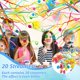 thumbnail image 5 of Paquete de 20 galletas de papel Confetti Streamer, color azul ZLY, que no ensucian, 5 of 6