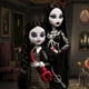 thumbnail image 2 of Dolls Monster High Skullector Addams Family Morticia & Wednesday, 2 of 3