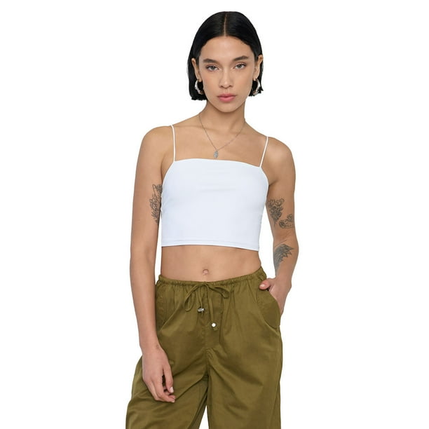 Peto Mujer Pabilo Blanco Spandex Corona