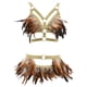 thumbnail image 1 of Sultry Feather Body Harness Belt - Hollow Out Cage Bra & Waist Bondage Harness Strap for Women - Sexy Lingerie & Underwear Accessories, 1 of 5