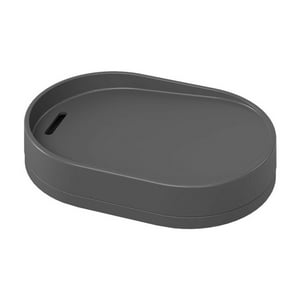 Coza - Jabonera Para Baño Serene Gris Grafito Gris