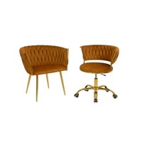 Habita2 Chile - Pack Manicurista Queen Lite Dorada Marron