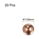 thumbnail image 2 of Uxcell 5/16 pulgadas Bolas de Rodamiento de Cobre Sólido de Precisión para Rodamientos Válvulas Decoración Paquete de 20, 2 of 5
