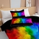 thumbnail image 4 of Purple Unicorn Full Bedding Set for Kids Boys Girls Glitter Galaxy Unicorn Duvet Cover 3 Piece Space Unicorn Comforter Cover, 4 of 5