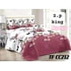 thumbnail image 1 of Cobertor de verano tipo quilt tamaño 2 Plazas Diseño Fucsia con Blanco y Mariposas, 1 of 1