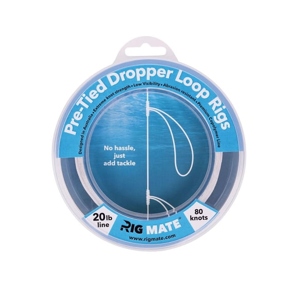 Línea de Pesca Rig Mate 9 kg – Bucle de 18 cm – Tamaño del Bucle 13 cm