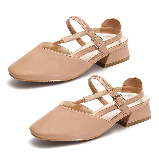Zapatos de mujer para juanetes, zapatos de vestir ortopédicos, tacones bajos y gruesos, zapatos de trabajo