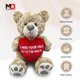 thumbnail image 2 of Osito de peluche Messenger Bear 36 cm Corazón "Te echo de menos", 2 of 7