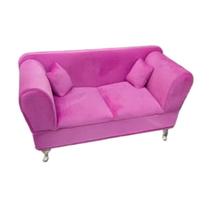 Magideal - 1/6 Casa De Muñecas Sofá Dormitorio Decoración, Adornos Para El Salón, Joyero Para Niñas Y Mujeres Para Muñecas De 12 Pulgadas Fuente De Escena De Vid Sofá Para Dos Personas