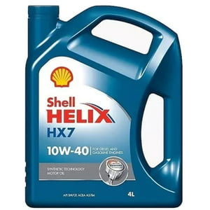 Aceite Shell Helix Hx7 10W-40 4 Litros