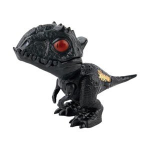 Magideal - Dinosaurio Juguete Figura De Acción Creativa Con Las Flexible Tricky Mano Animal Marioneta De Mano Para Regalos , Indominus Negro