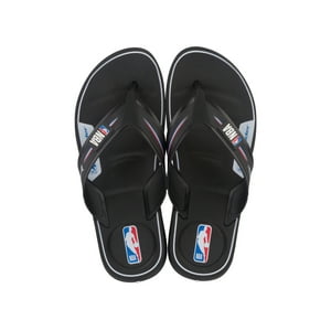 Sandalia Hombre Negro Nba Thong Rider