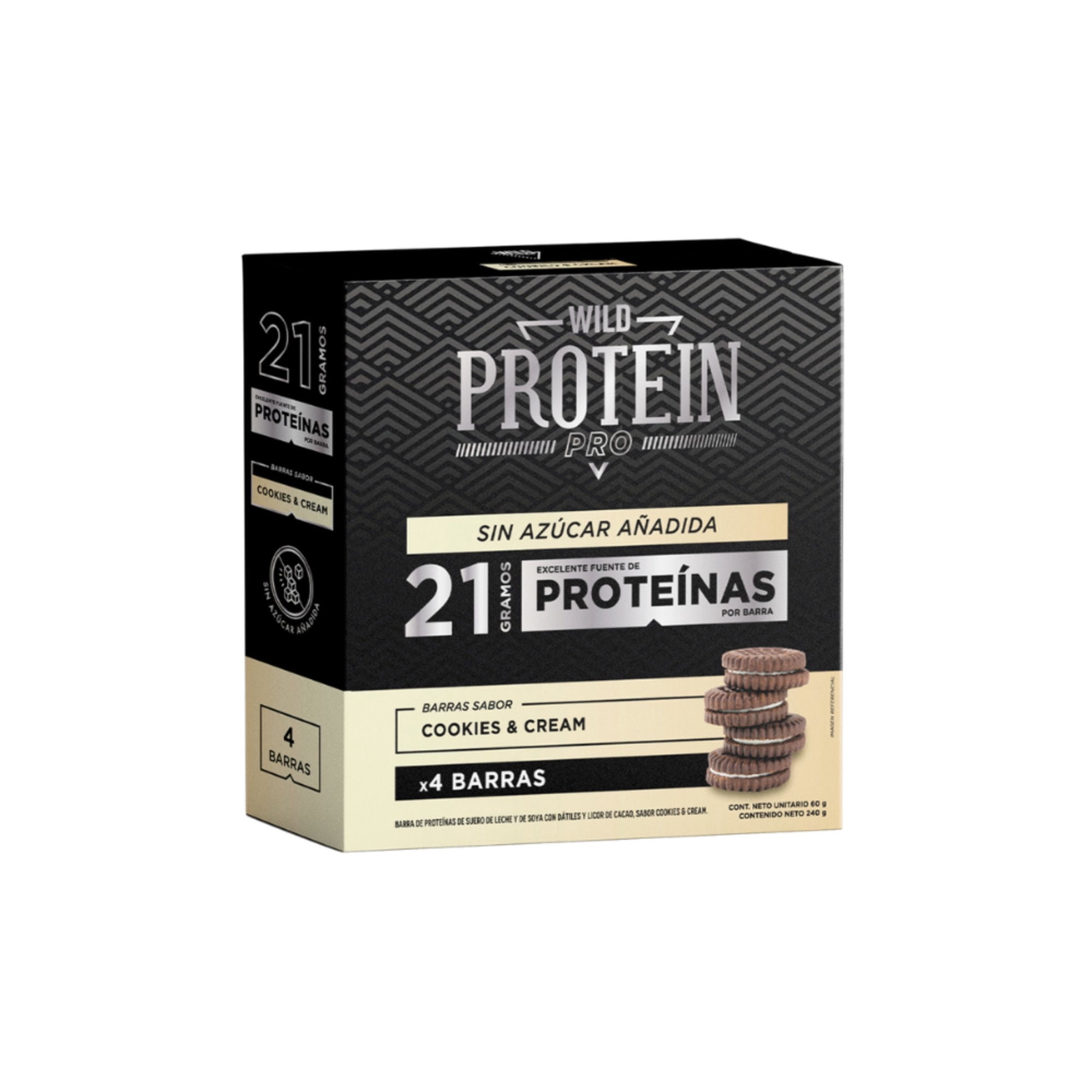 Barra Wild Protein Pro Cookies&cream 4 Un