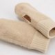 thumbnail image 5 of Guantes Mitones Peludos Cortos Térmicos Unisex Moda Invierno crema Talla Única, 5 of 5
