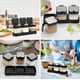 thumbnail image 5 of Set de tarros para condimentos Mlici, cristal transparente, con tapas y cucharas, 255 ml, 3 unidades, 5 of 6