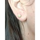 thumbnail image 2 of Aros Punk Rock Acero Moda 6mm Juvenil Plateado Barbell, 2 of 3