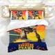 thumbnail image 5 of El Gigante de Hierro Conjunto de sábanas temático, trío de piezas, cómodo y amigable con la piel, diseño único, regalo de decoración para el hogar para familiares, amigos y fans,140cm *210cm, 5 of 6