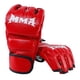 thumbnail image 1 of Guantes De Boxeo Medio Dedo Palmas Abiertas Para Grappling Sparring Adulto Unisex Rojo, 1 of 5