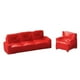 thumbnail image 4 of 2 Piezas De Resina De Simulación De Sofá De Casa De Mu?ecas Para Casa De Mu?ecas 1/64 DIY Modelo Decoración Rojo, 4 of 5