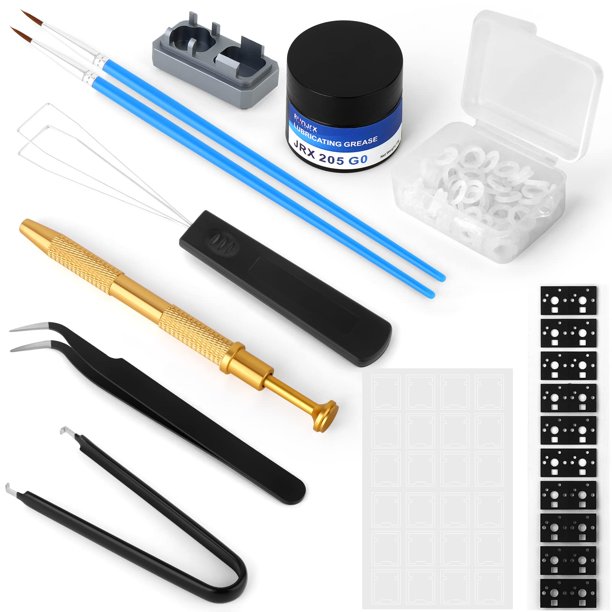 Kit de Lubricación para Teclado RunJRX 15 g – Herramientas y Almohadillas para Interruptores