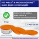 thumbnail image 4 of Tapa para Recipientes Klare Ware 950 ml Pack de 4 Naranja, 4 of 7
